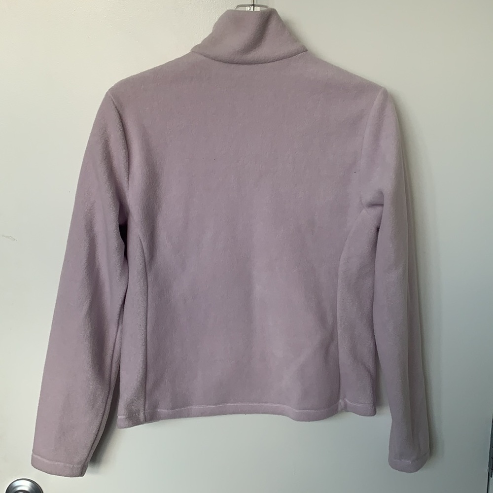 IZOD Golf “Morning Mist” Lilac Fleece Jacket | Lightweight Layering | NWT | XS - Picture 6 of 13